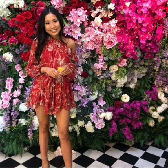 🚫 SOLD 🚫 ZIMMERMANN Corsair Romper In Washed Iris Floral - Picture 7 of 14